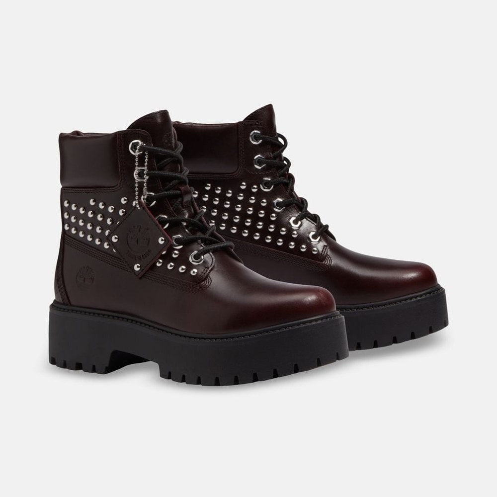 Timberland Lace-up boots Stone Street Burgundy – scarpe