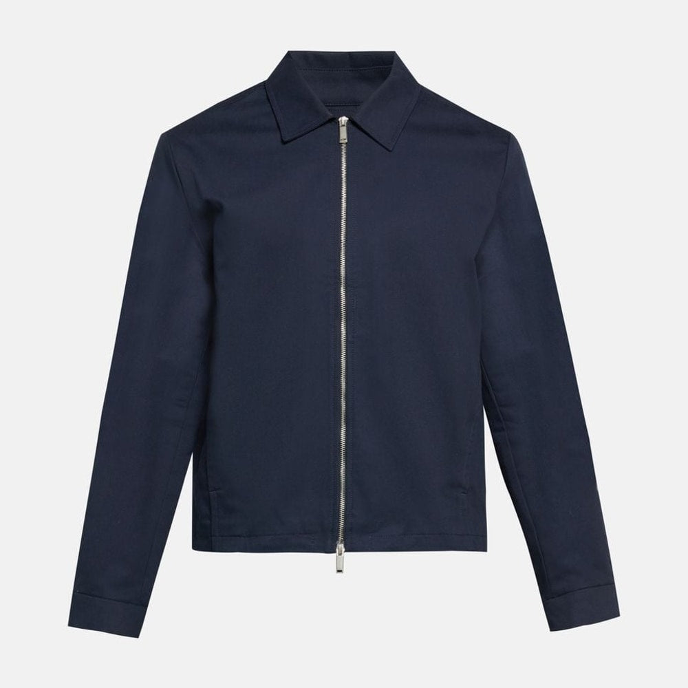 Calvin Klein Shacket Dobby Dark Blue – ruházat