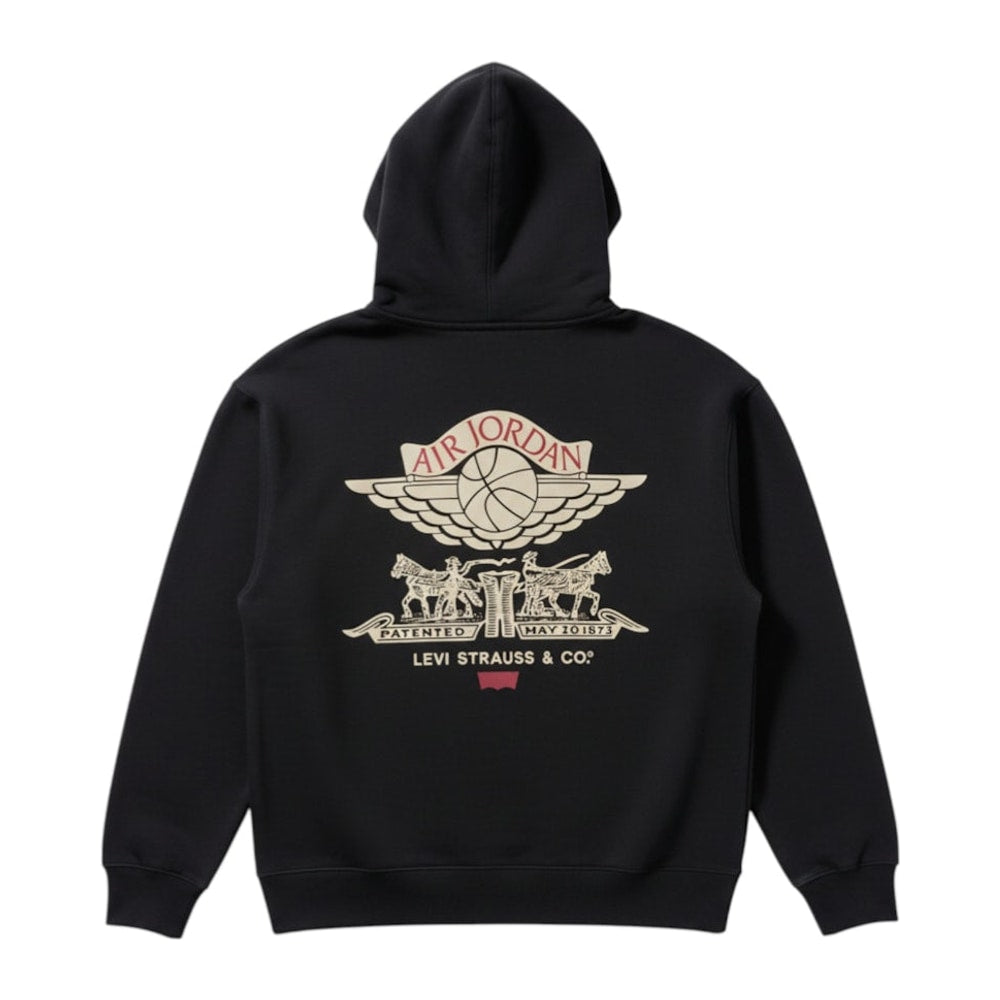 Nike Jordan x Levi's Full Zip Hoodie Black – mikina, černá