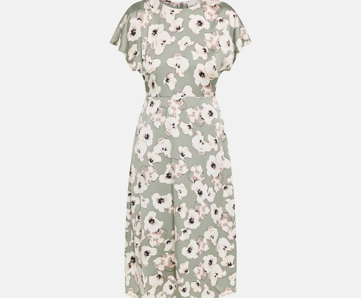 Calvin Klein Midi dress Matte Lime – vaatteet