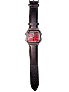 Modial Casio Red Moon Leather Watch