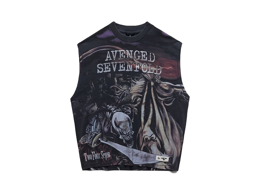 Represent 247 x Avenged Sevenfold City Of Evil Tank Aged Black-Represent-pikastore.cz