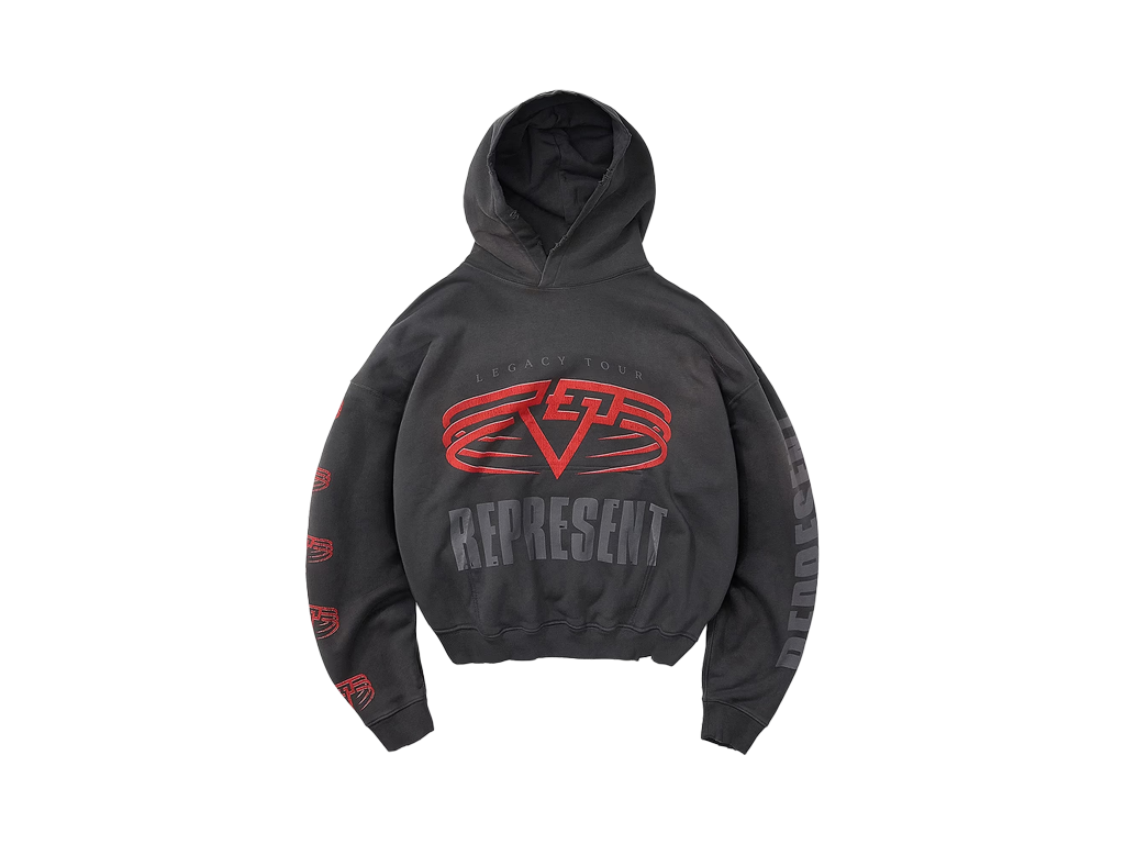 Represent Reversible Living Legacy Tour Hoodie Sun Fade Grey – mikina – fotka 3 z 4