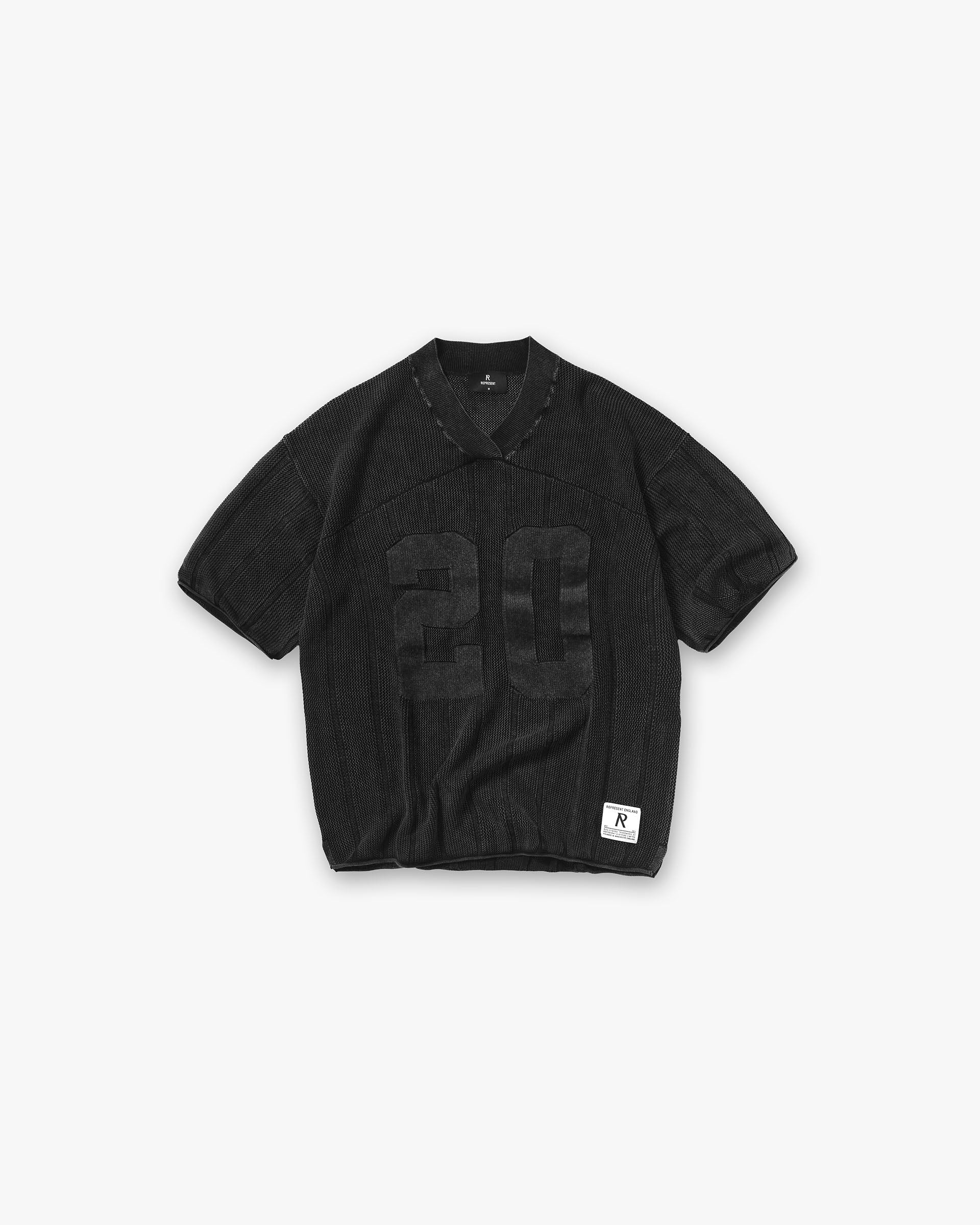 Represent Knitted Varsity Jersey Vintage Grey
