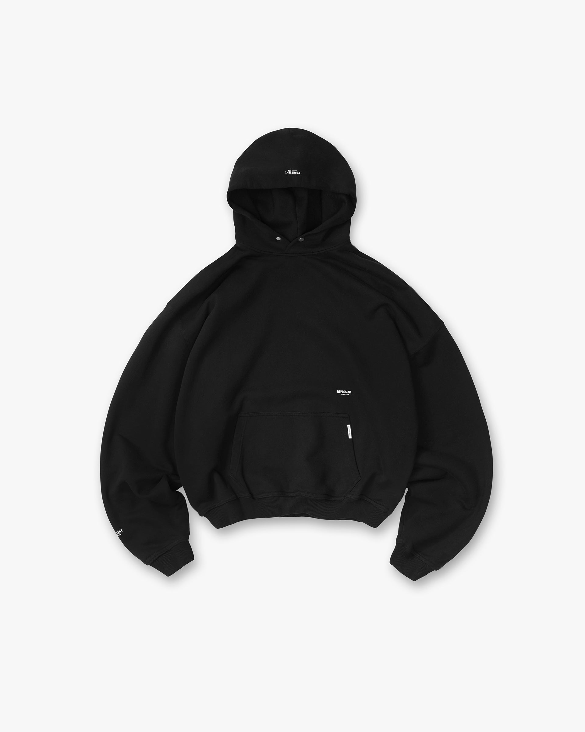 Represent Micro Owners Club Hoodie Jet Black