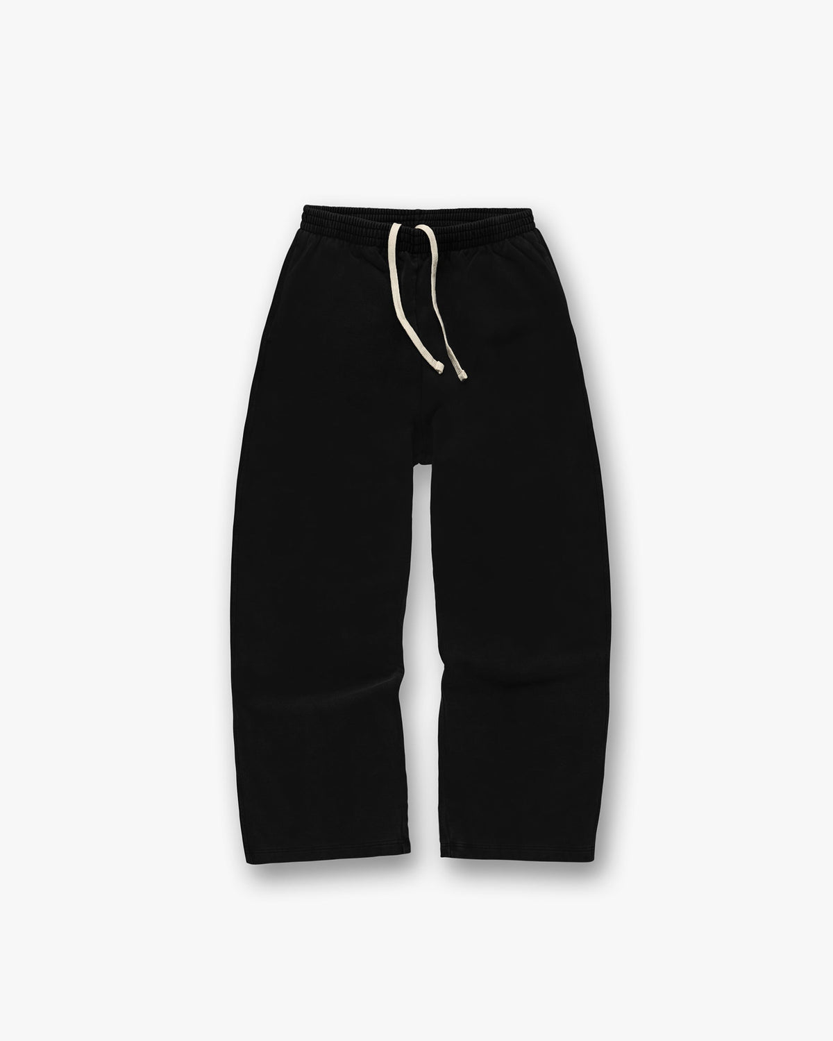 Represent Initial Wide Leg Sweatpants Jet Black