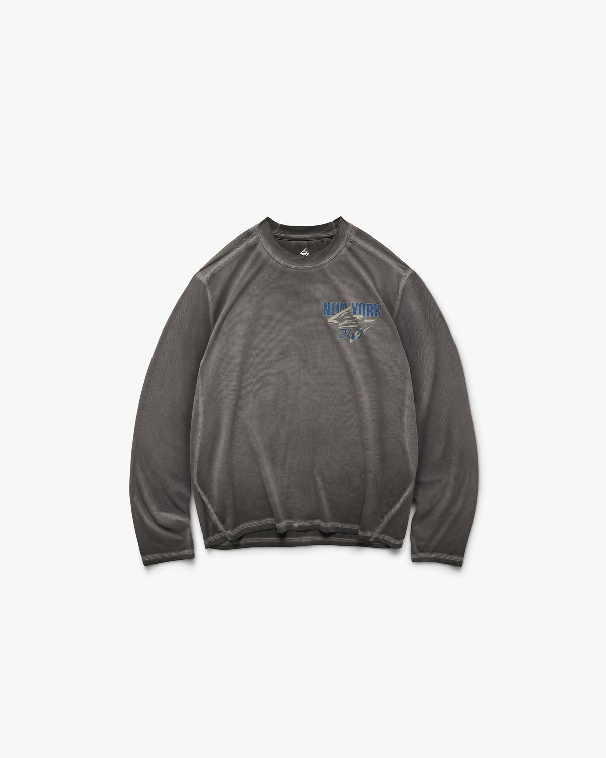 Represent 247 New York Long Sleeve T-Shirt Washed Grey – T-Shirt