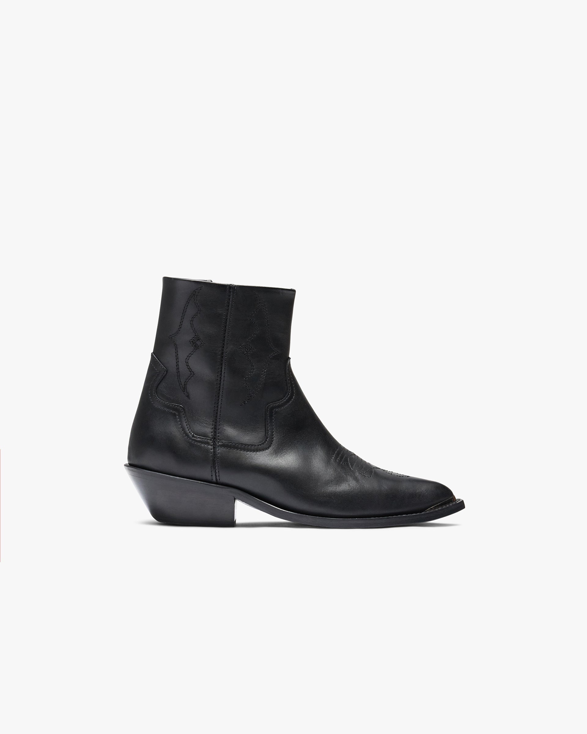 Represent Michael Zip Boot Leather Black
