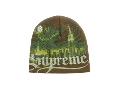 Supreme Cityscape Beanie Green