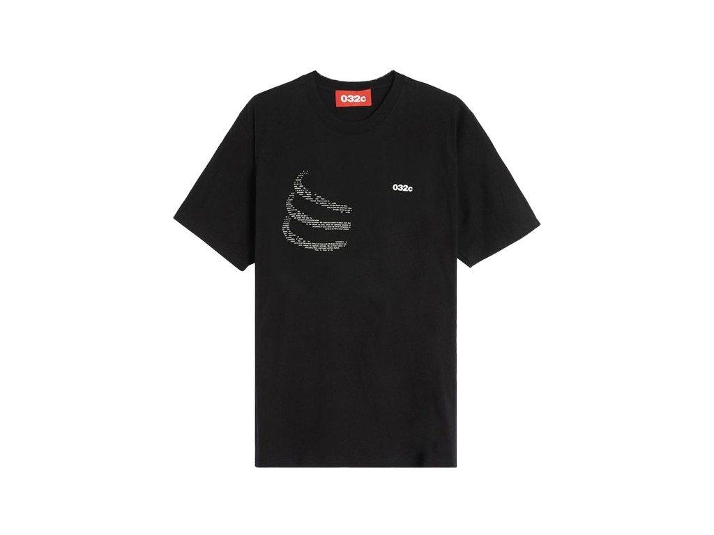 032C Skeleton Poem Tee Black – tričko, černá
