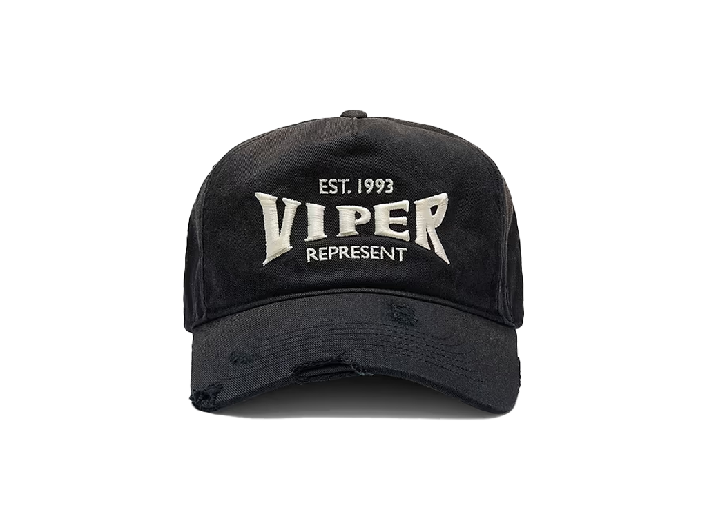 Represent x Viper Room x 47 Cap Washed Black